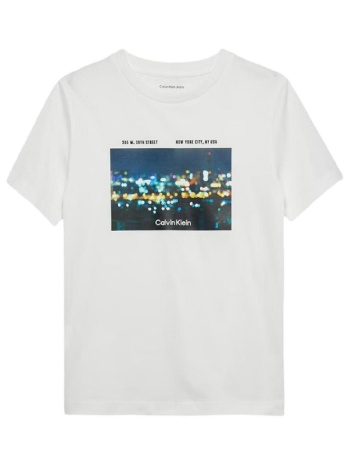 t-shirt με κοντά μανίκια calvin klein jeans ib0ib02630yaf | σε προσφορά