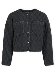 χοντρό μπουφάν vila kvilla jacket - dark grey denim |