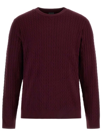 πουλόβερ guess ls cn ivan chevron swtr | σε προσφορά