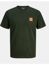 t-shirt με κοντά μανίκια jack & jones 12279100 brandy |