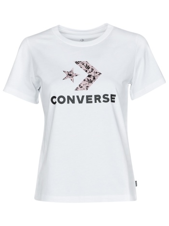 t-shirt με κοντά μανίκια converse star chevron hybrid