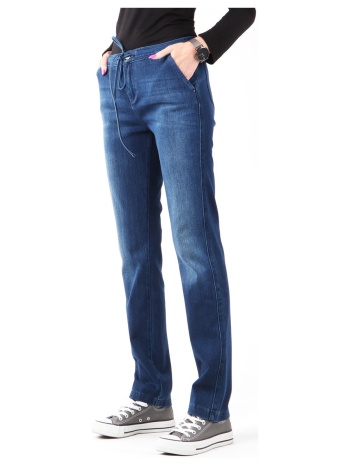 skinny jeans wrangler slouchy cosy blue w27cgm82g | σε προσφορά