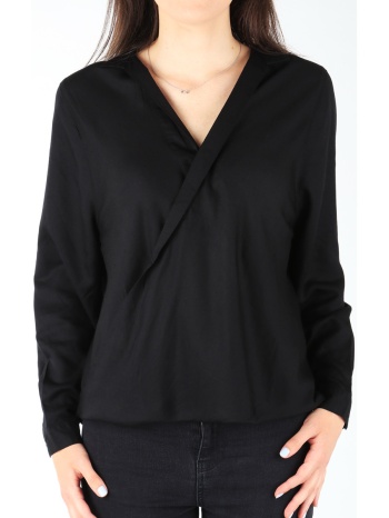 πουκάμισα wrangler l/s wrap shirt black w5180bd01 | σε προσφορά