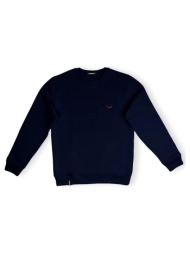 φούτερ organic monkey sweatshirt red hot - navy |