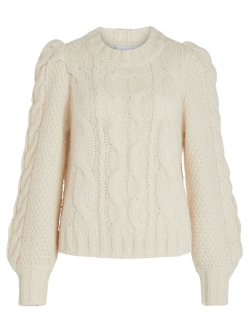 πουλόβερ vila knit fimines l/s - birch | σε προσφορά