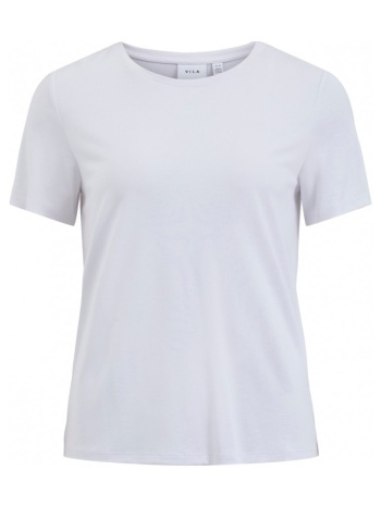 φούτερ vila modala o neck t-shirt - optical snow |
