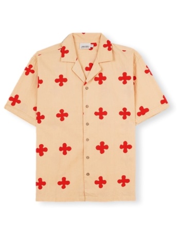 πουκάμισο με μακριά μανίκια imago cross shirt - orange |