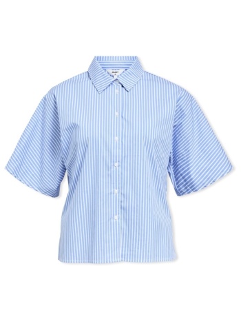 μπλούζα object tutta shirt - cornflower blue/white |