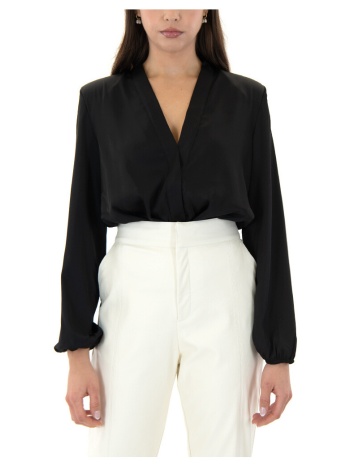 μπλουζάκια με μακριά μανίκια my t wearables satin v neck