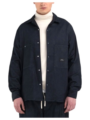 πουκάμισο με μακριά μανίκια replay denim shirt men |