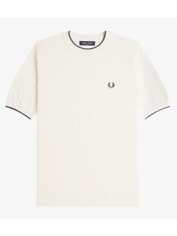 t-shirts & polos fred perry texture front knitted t-shi | σε προσφορά