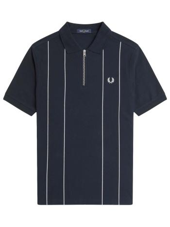 t-shirts & polos fred perry fp pinstripe zip neck shirt | σε προσφορά