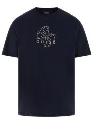 t-shirt με κοντά μανίκια guess ss bsc basic quattro g tee |