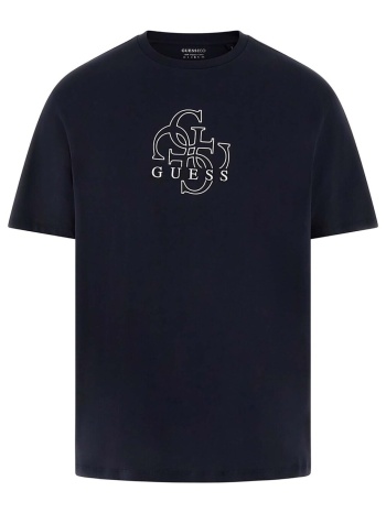 t-shirt με κοντά μανίκια guess ss bsc basic quattro g tee |