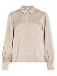 μπλούζα vila noos enna ravenna shirt - cement |