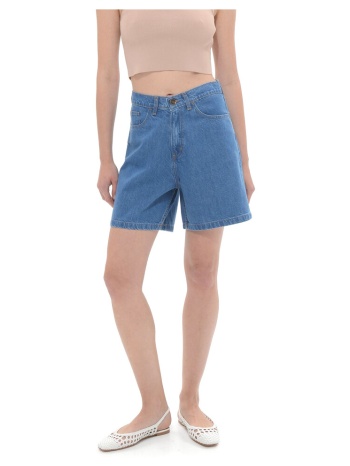 shorts & βερμούδες sac n co noema denim high waist comfort