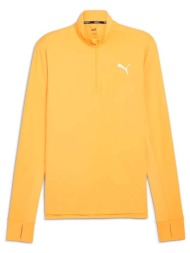 fleece puma run favorite 1/4 zip m |
