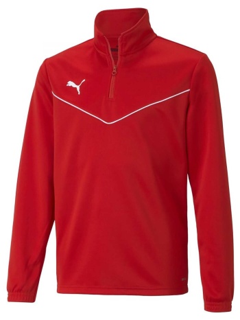 fleece puma teamrise 1/4 zip top jr |