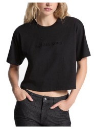 t-shirt με κοντά μανίκια michael michael kors mk rhnstone t |