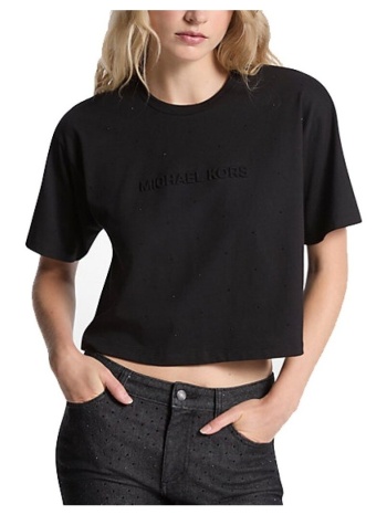t-shirt με κοντά μανίκια michael michael kors mk rhnstone t σε προσφορά