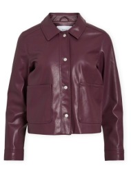 δερμάτινο μπουφάν vila noos hellium jacket - fig |