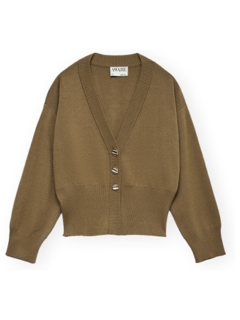 φούτερ aware thilde cardigan - teak |