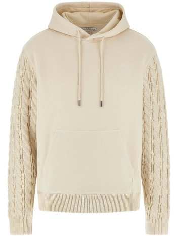 φούτερ guess contrast slevees hoodie | σε προσφορά