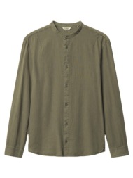 πουκάμισο με μακριά μανίκια gabba sven linen long sleeve regular fit shirt men |