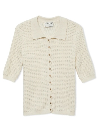 παλτό aware noos panama cardigan - birch |