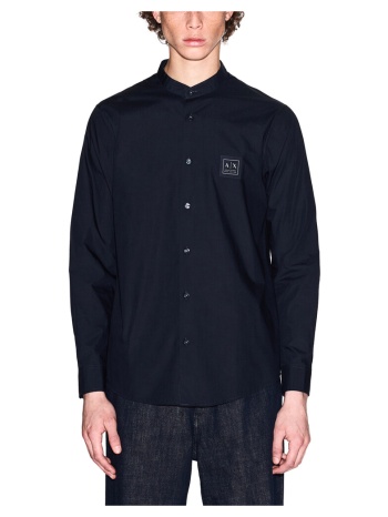πουκάμισο με μακριά μανίκια eax regular fit shirt men |