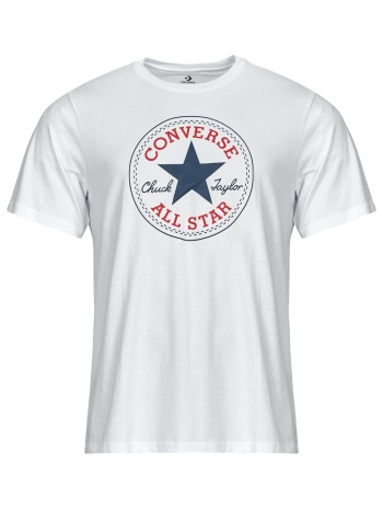 t-shirt με κοντά μανίκια converse chuck patch tee
