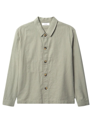 πουκάμισο με μακριά μανίκια gabba peter linen longsleeve