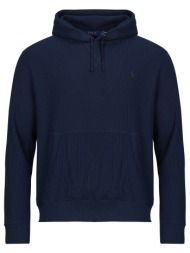 πουλόβερ polo ralph lauren pull a capuche en maille gaufree