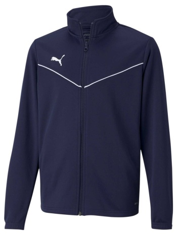 fleece puma teamrise training poly jacket jr | σε προσφορά