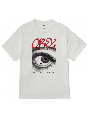 t-shirt με κοντά μανίκια obey midnite crisis |