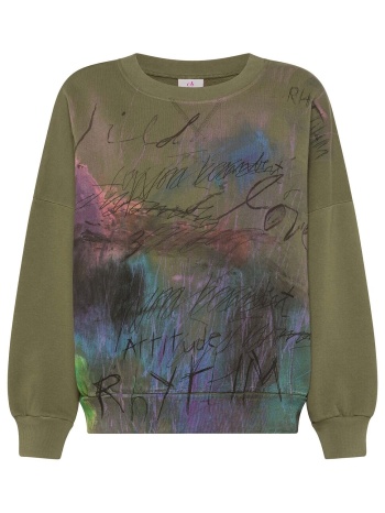 πουλόβερ deha graphic comfy sweatshirt | σε προσφορά