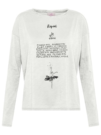 μπλουζάκια με μακριά μανίκια deha graphic comfy flamme` σε προσφορά