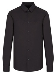 πουκάμισο με μακριά μανίκια eax slim fit shirt men |