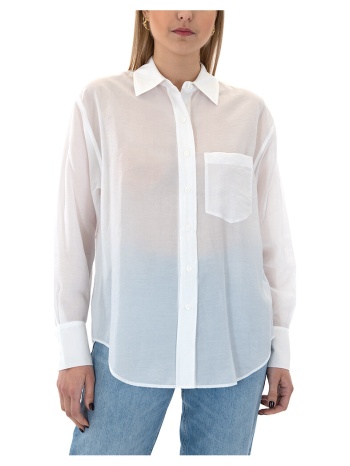 πουκάμισα calvin klein jeans sheer tencel relaxed fit shirt