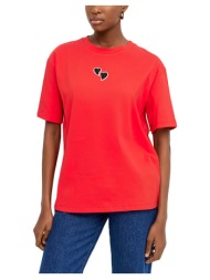 t-shirt με κοντά μανίκια access fashion logo crew neck comfort fit shirt women |