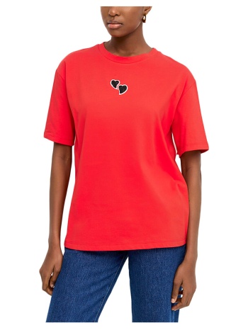 t-shirt με κοντά μανίκια access fashion logo crew neck