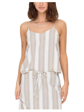 μπλουζάκια με μακριά μανίκια only onljakiri linen tank top
