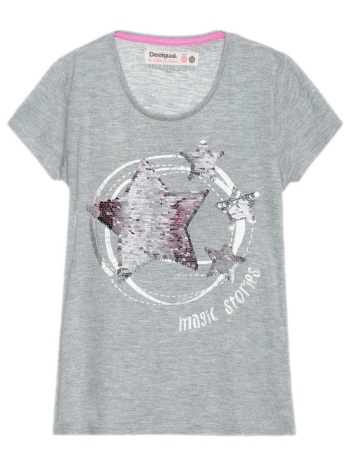 t-shirt με κοντά μανίκια desigual 18sgtk63 | σε προσφορά