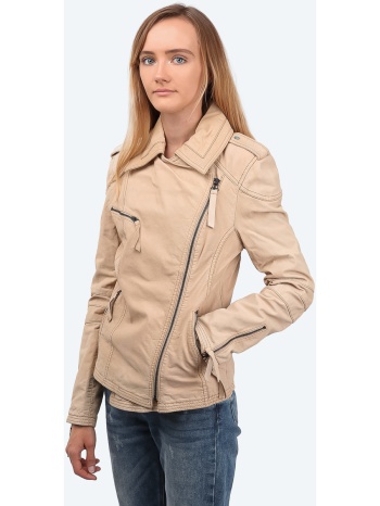 σακάκι/blazers wrangler wmns buffalo leather jacket σε προσφορά