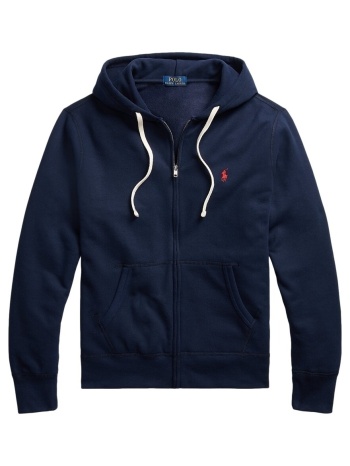 παλτό polo ralph lauren cabin fleece hoodie - cruise navy |