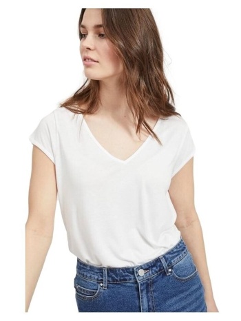 μπλούζα vila scoop top - optical snow |