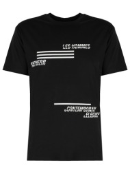 t-shirt με κοντά μανίκια les hommes ljt208-700p | contemporary elegance |