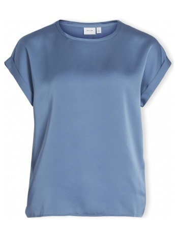 μπλούζα vila noos top ellette - coronet blue |