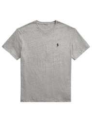 t-shirts & polos polo ralph lauren classic fit crewneck t-shirt - grey heather |