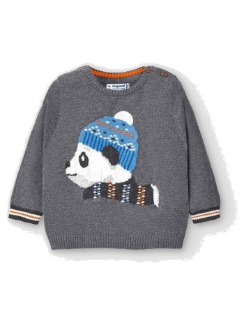 πουλόβερ mayoral 2346 jersey panda gris | σε προσφορά